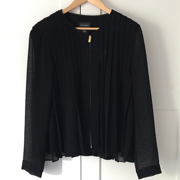 club monaco pleated jacket size M - Picture 1 of 3